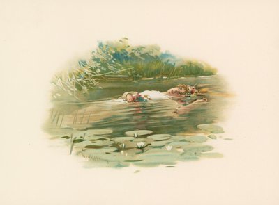Ophelia, drowned by Harold Copping