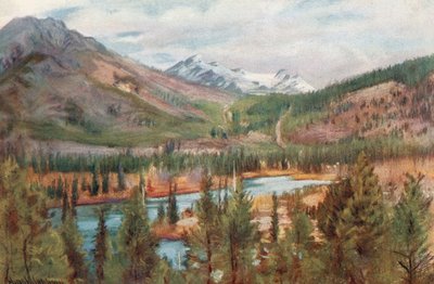 The Bow River at Banff by Harold Copping