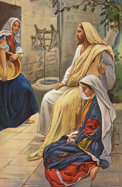 The Home of Martha and Mary by Harold Copping