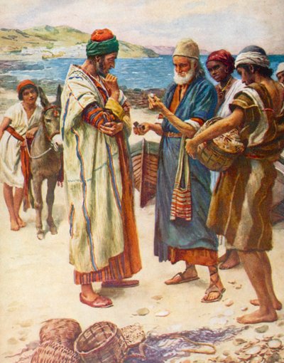 The Pearl of Great Price, Matthew by Harold Copping