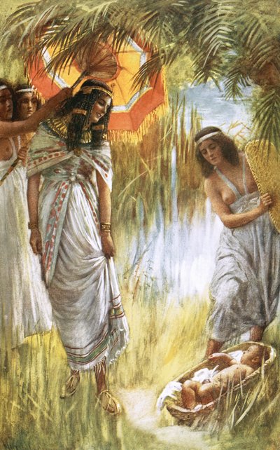 The finding of Moses by Harold Copping