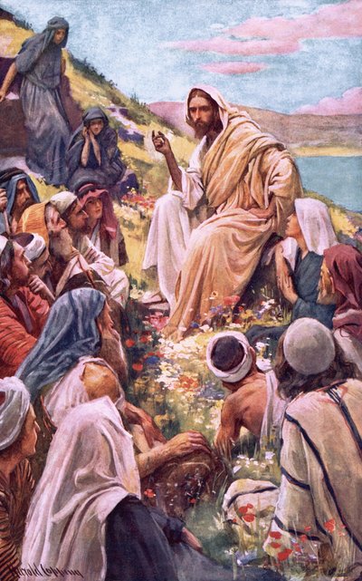 The sermon on the mount by Harold Copping