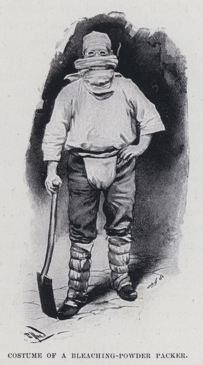 Costume of a Bleaching-Powder Packer by Harold Hume Piffard