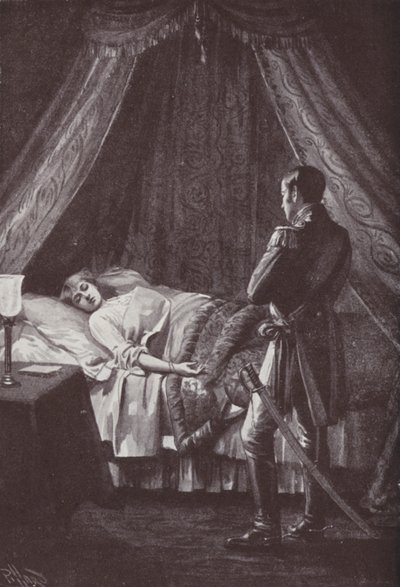 Illustration for Vanity Fair by William Makepeace Thackeray by Harold Hume Piffard