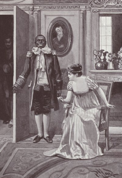 Illustration for Vanity Fair by William Makepeace Thackeray by Harold Hume Piffard