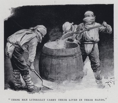 These men literally carry their lives in their hands by Harold Hume Piffard