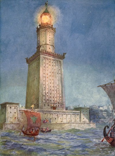 Ancient Beacon of the Mediterranean: The Pharos of Alexandria by Harold Oakley