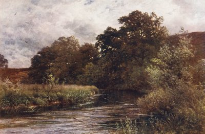 The Wey at Hankley Common, near Tilford by Harold Sutton Palmer