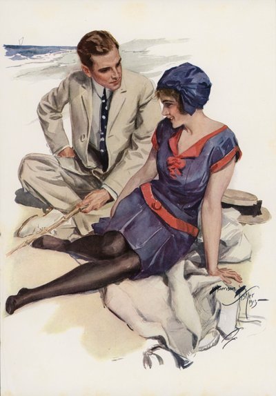 The Passing of the Summer Girl by Harrison Fisher