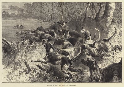 Hitting it Off, the Mid-Kent Staghounds by Harrison William Weir