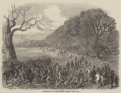 Spelthorne Club Coursing Meeting, Hampton Court Park by Harrison William Weir