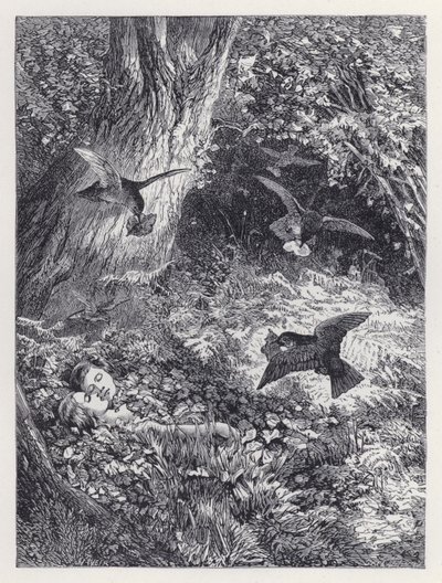 The Children in the Wood by Harrison William Weir