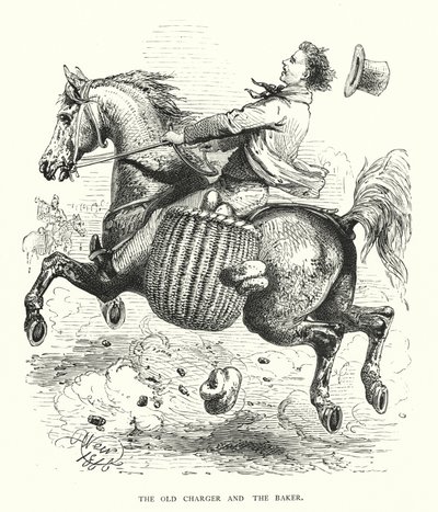 The Old Charger and the Baker by Harrison William Weir