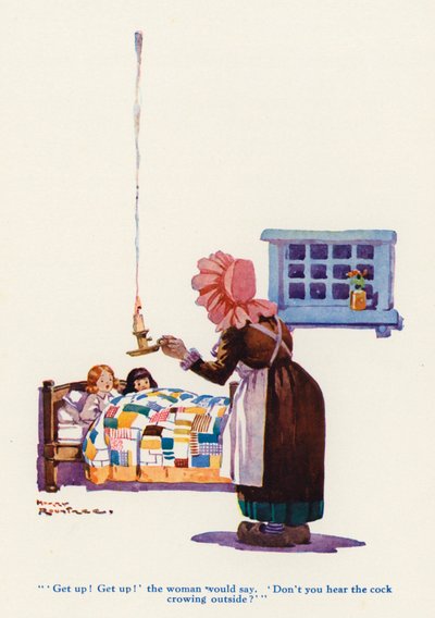 The Widow and her Little Maidens by Harry Rountree