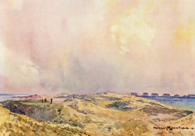 Golf Courses: Hoy Lake, the Twelfth Tee by Harry (1878 1950) Rountree