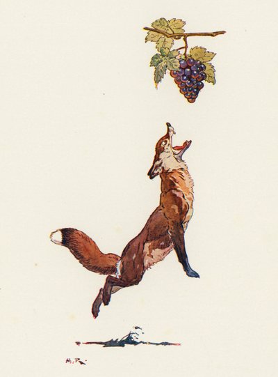 The Fox and the Grapes by Harry Rountree
