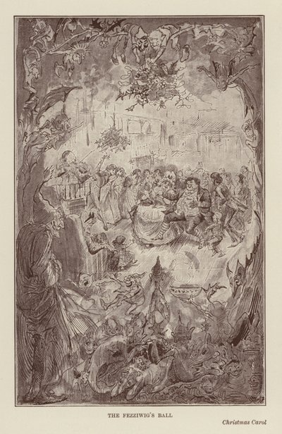 Christmas Books by Charles Dickens: Christmas Carol by Harry (after) Furniss