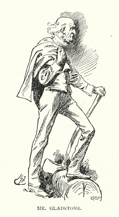 Mr Gladstone by Harry (after) Furniss