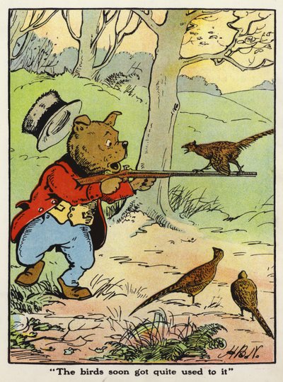 The birds soon got quite used to it by Harry B Neilson