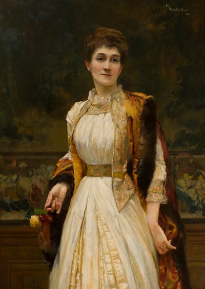 Portrait of Lady Ida Lumley, Viscountess Newport, Later Countess of Bradford (c.1888) by Harry Baldry
