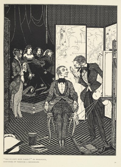 Has no copy been taken? Illustration for the story 