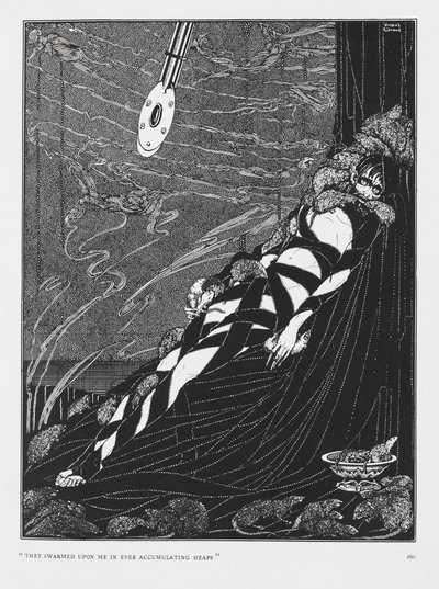They swarmed upon me in ever accumulating heaps. From the story The Pit and the Pendulum by Harry Clarke