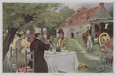 A Lunch at Roadside Restaurant by Harry Finney