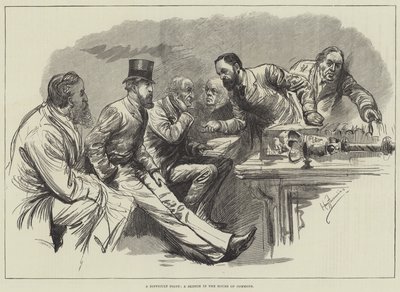 A Difficult Point, a Sketch in the House of Commons by Harry Furniss