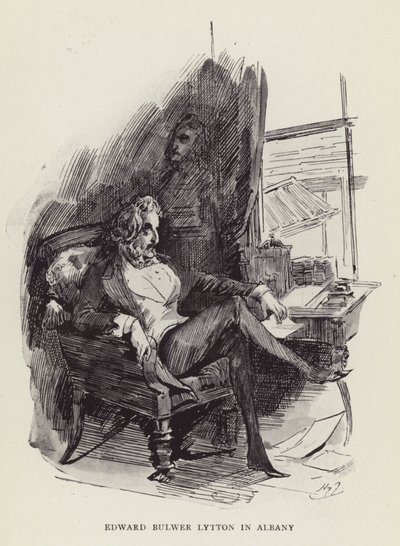 Edward Bulwer Lytton in Albany by Harry Furniss