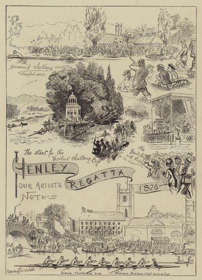 Henley Regatta by Harry Furniss