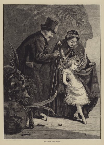 Her First Appearance by Harry Furniss