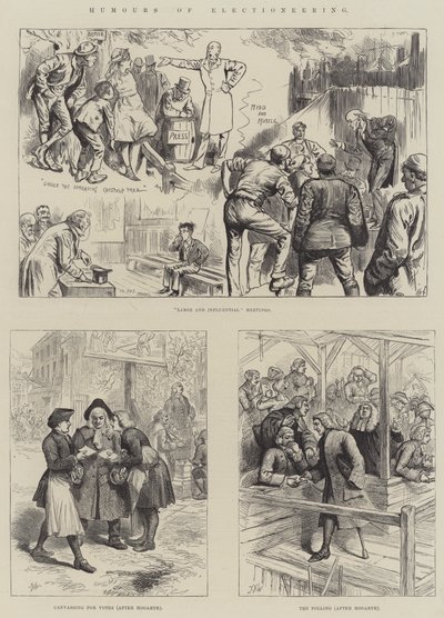 Humours of Electioneering by Harry Furniss