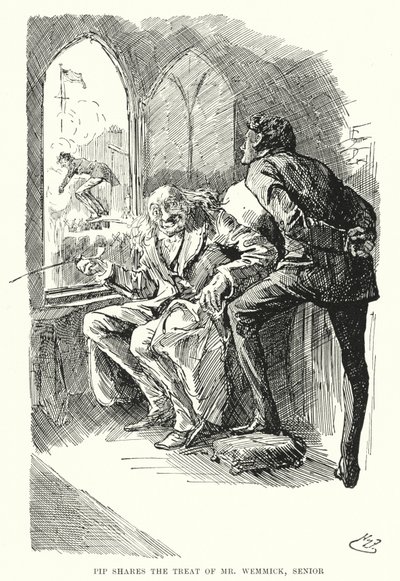Illustration for Great Expectations by Charles Dickens by Harry Furniss