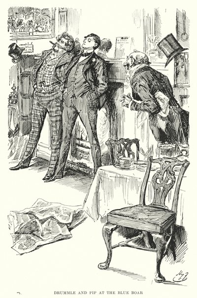 Illustration for Great Expectations by Charles Dickens by Harry Furniss