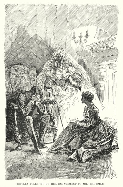 Illustration for Great Expectations by Charles Dickens by Harry Furniss