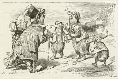 Illustration for Sylvie and Bruno by Harry Furniss