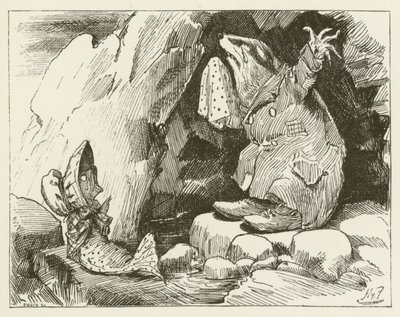 Illustration for Sylvie and Bruno by Harry Furniss