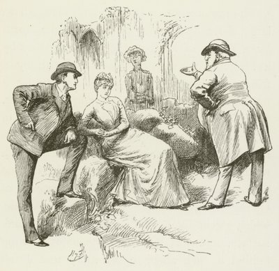 Illustration for Sylvie and Bruno by Harry Furniss
