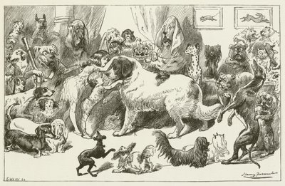 Illustration for Sylvie and Bruno by Harry Furniss