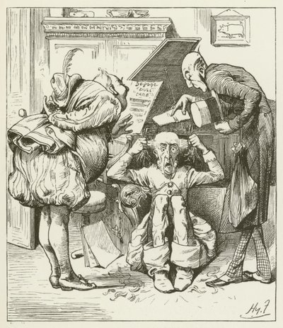 Illustration for Sylvie and Bruno by Harry Furniss