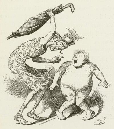 Illustration for Sylvie and Bruno by Harry Furniss