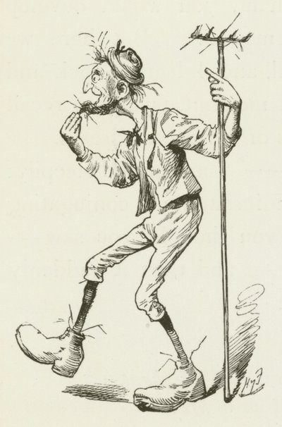 Illustration for Sylvie and Bruno by Harry Furniss