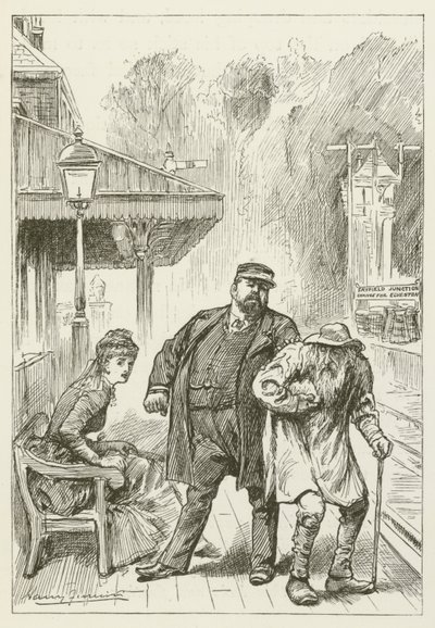 Illustration for Sylvie and Bruno by Harry Furniss