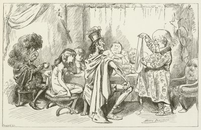 Illustration for Sylvie and Bruno by Harry Furniss