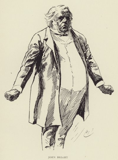 John Bright by Harry Furniss