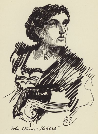 John Oliver Hobbes by Harry Furniss
