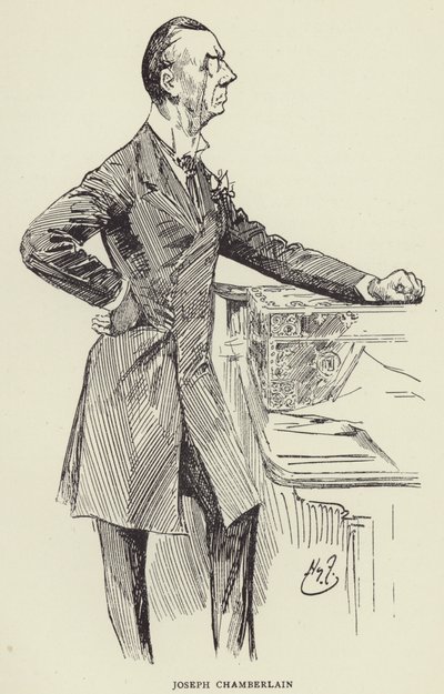 Joseph Chamberlain by Harry Furniss