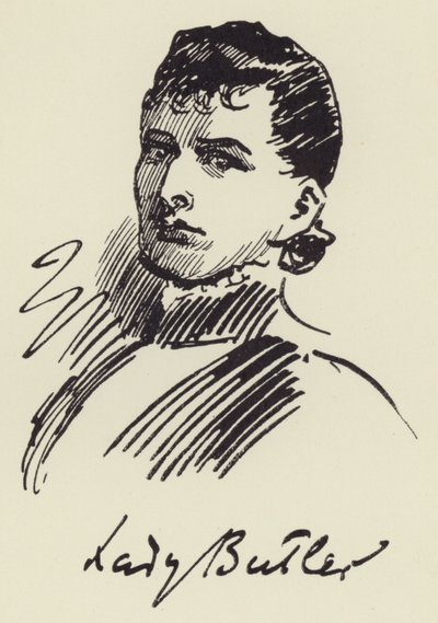 Lady Butler by Harry Furniss
