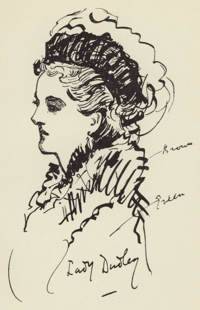 Lady Dudley by Harry Furniss