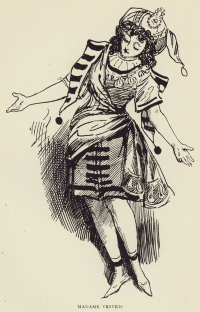 Madame Vestris by Harry Furniss